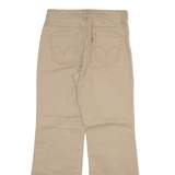 LEVI'S 512 Womens Trousers Beige Slim Bootcut W28 L28