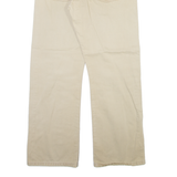 LEVI'S 401 Mens Trousers Beige Regular Straight W32 L30