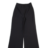 MADIES Womens Trousers Black Slim Wide-Leg W24 L34