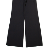 MADIES Womens Trousers Black Slim Wide-Leg W24 L34