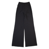 MADIES Womens Trousers Black Slim Wide-Leg W24 L34