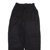 WILLIS SMITH Womens Trousers Black Relaxed Tapered Wool W22 L27