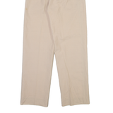ESPRESSO Womens Trousers Cream Relaxed Straight W22 L28