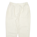 Womens Trousers Cream Relaxed Tapered W30 L25
