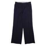 TREVIRA Mens Trousers Blue Regular Straight Wool W28 L28