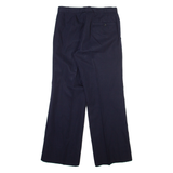 TREVIRA Mens Trousers Blue Regular Straight Wool W28 L28