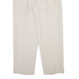Mens Trousers Beige Relaxed Straight W32 L29