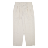 Mens Trousers Beige Relaxed Straight W32 L29