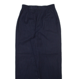 COUNTERPARTS Womens Trousers Blue Relaxed Straight W26 L28