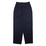 COUNTERPARTS Womens Trousers Blue Relaxed Straight W26 L28