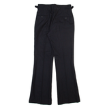 TREVIRA Womens Trousers Black Regular Bootcut W28 L30
