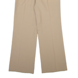 TREVIRA Mens Trousers Beige Regular Bootcut Wool W28 L28