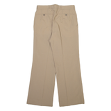 TREVIRA Mens Trousers Beige Regular Bootcut Wool W28 L28