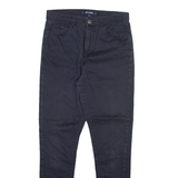 KANGOL Womens Trousers Blue Slim Tapered W28 L29