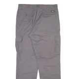DICKIES Cargo Mens Trousers Grey Regular Straight W36 L34