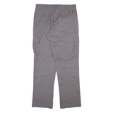 DICKIES Cargo Mens Trousers Grey Regular Straight W36 L34