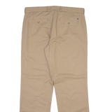 TOMMY HILFIGER Mens Velvet Trousers Beige Regular Straight W36 L32