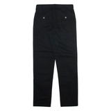 KANGOL Mens Trousers Black Regular Straight W30 L31