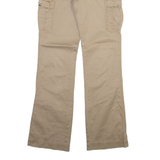 RALPH LAUREN POLO JEANS COMPANY Cargo Womens Trousers Beige Slim Bootcut W27 L34