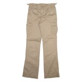 RALPH LAUREN POLO JEANS COMPANY Cargo Womens Trousers Beige Slim Bootcut W27 L34