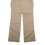 RALPH LAUREN POLO JEANS COMPANY Cargo Womens Trousers Beige Slim Bootcut W27 L34