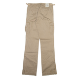 RALPH LAUREN POLO JEANS COMPANY Cargo Womens Trousers Beige Slim Bootcut W27 L34