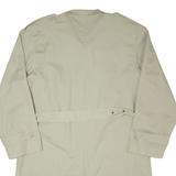 HAPPY LIFE Mens Trench Coat Cream 90s M