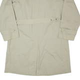 HAPPY LIFE Mens Trench Coat Cream 90s M