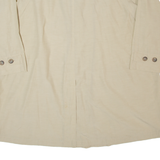 DINOMODA Womens Trench Coat Cream 90s XL