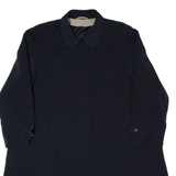 Womens Trench Coat Blue 90s L