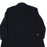 Womens Trench Coat Blue 90s L