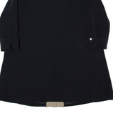 Womens Trench Coat Blue 90s L