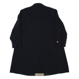 Womens Trench Coat Blue 90s L