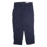 CARHARTT Workwear Mens Trousers Blue Regular Straight W36 L30