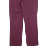 TOMMY HILFIGER Chino Mens Trousers Maroon Regular Straight W29 L30