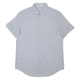 BALENCIAGA Mens Plain Shirt Grey M