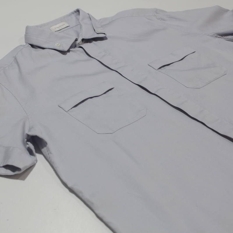 BALENCIAGA Mens Plain Shirt Grey M