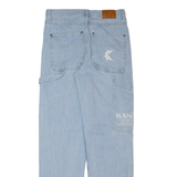 KARL KANI Carpenter Womens Jeans Blue Regular Straight W32 L34