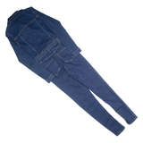 PARISIAN Womens Jumpsuit Blue Skinny Denim UK 6
