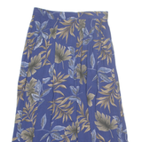 SAG HARBOR Womens A-Line Skirt Blue Midi 90s Floral M