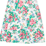 PENDLETON Womens Pleated Skirt Cream Long 90s Floral XS