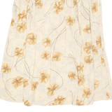 SAG HARBOR Womens A-Line Skirt Beige Midi 90s Floral XL