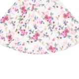 FB SISTER Womens Skater Skirt Cream Short Floral XS