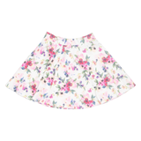 FB SISTER Womens Skater Skirt Cream Short Floral XS