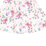 FB SISTER Womens Skater Skirt Cream Short Floral XS