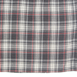Womens Straight Skirt Grey Knee Length Wool 90s Check M