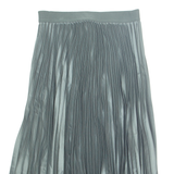 H&M Womens Swing Skirt Green Midi S