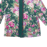 ASHLEY & ME Womens Printed Shirt Green Long Sleeve 90s Floral L
