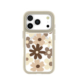 Clear Mocha Poppy iPhone 17 Pro Case With London Fog Ridge (MagSafe included)