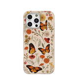 Seashell Monarch Butterfly iPhone 16 Pro Max Case